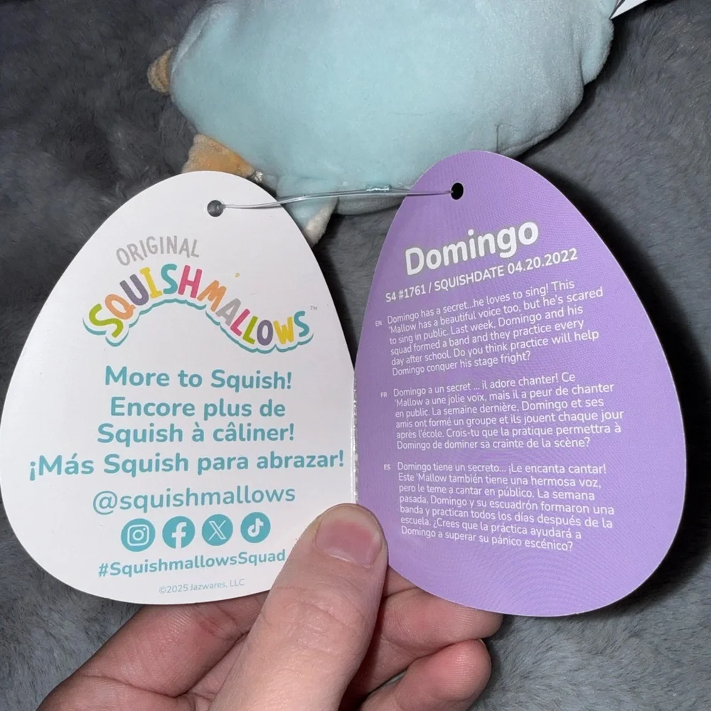 BNWT: 4” Domingo Squishmallow - Picture 5 of 10